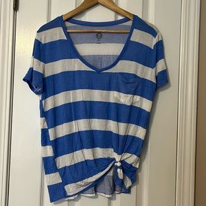 Authentic American Heritage striped t-shirt.